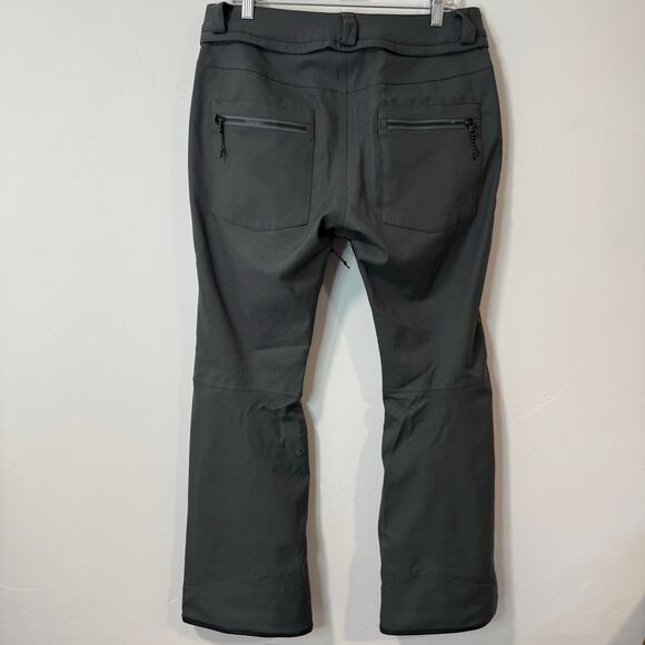 Volcom Women's Snow Pants Mountain Ski Snowboard Grey Waterproof Large - Picture 2 of 11